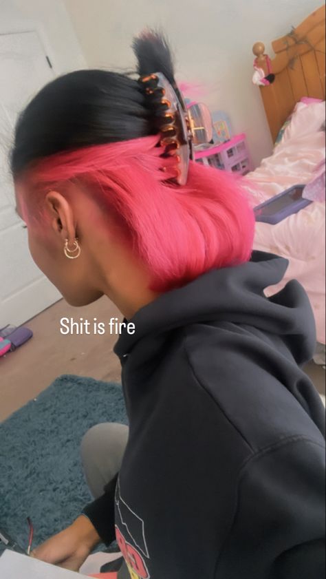 Skunk Strip, Hair Stripes, Puffy Hair, Skunk Stripe, Pink Halo, Pink Hair Dye, Glamour Hair, Sleek Ponytail Hairstyles, Peekaboo Hair