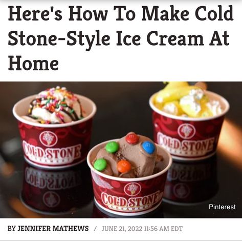 Cold Stone Creamery Creations, Coldstone Ice Cream Recipe, Coldstone Ice Cream Orders, Coldstone Ice Cream, Cold Stone Sweet Cream Ice Cream Recipe, Cold Stone Ice Cream, Ice Cream Cake Cold Stone, Ice Cream Games, The Only Ice Cream Recipe You’ll Ever Need