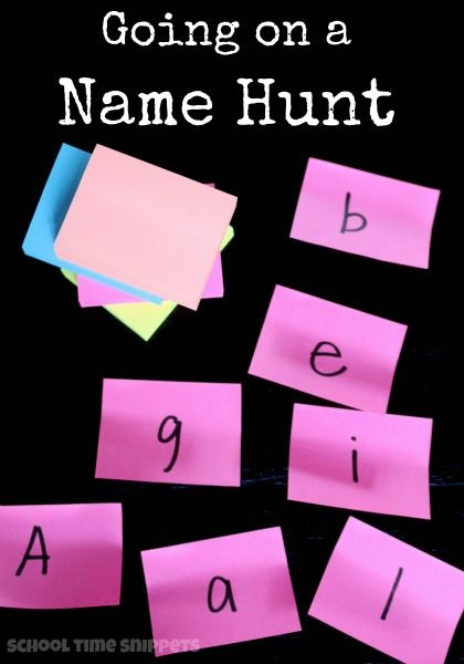 Help your child learn the letters of his/her name with this fun Name Hunt Activity using 2 materials!! LOVE Simple Activities!! Preschool Number Activities, Preschool Name Recognition, Name Games For Kids, Name Writing Activities, Name Activities Preschool, Preschool Names, Name Practice, Simple Activities, Name Game