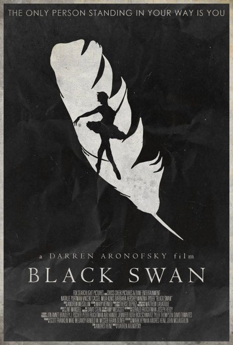 Black Swan Movie Poster, Black Swan Poster, Swan Poster, Dark Academia Posters, Black Swan Movie, Black Swan 2010, Ballet Posters, Darren Aronofsky, Black And White Movie