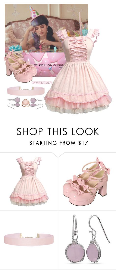 "Melanie Martinez Pity Party" by rubysal ❤ liked on Polyvore featuring Humble Chic, Belk Silverworks, Lavish by TJM, melaniemartinez and pityparty Pity Party Outfit, Outfit Ideas Melanie Martinez, Melanie Martinez Style Inspiration, Mealine Martinez Outfit, How To Dress Like Melanie Martinez, Outfits Inspired By Melanie Martinez, Melanie Martinez Dress Style, Melanie Martinez Birthday Party Portals, Pity Party Melanie Martinez Outfit