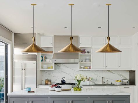 Set of 3 Brass Pendant Light for Kitchen Island , Hanging Lamp, Art Deco Lamp - Etsy Hanging Lamps Kitchen Islands, Large Brass Pendant Light, Island Lamps Kitchen, Brass Island Lighting, Oversized Kitchen Pendants, Rattan Kitchen Pendants, Brass Pendant Lights Over Kitchen Island, Modern Pendant Lighting Kitchen Island, Unique Hanging Light Fixtures