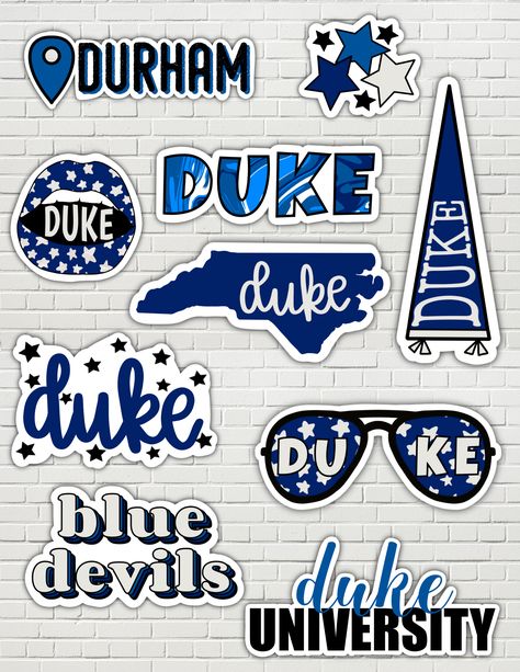 These are stickers that can be customized depending on your requested school and any other personalizations! University Stickers, University Inspiration, Trunk Party, Cheer Tshirts, College Stickers, Sticker Design Inspiration, College Logo, Promo Items, Sticker Ideas