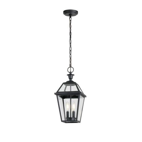 Inspired by classic street lanterns of the past, this vintage French Quarter gas-style design will add old world charm to your exterior. The Matte Black finish paired with beveled clear glass panels and durable steel construction provides a classic timeless look sure to add sophisticated curb appeal. This beautiful design will blend with traditional, cottage, farmhouse styles and more. French Quarter Decor, Porch Lanterns, Exterior Lights, Entry Lighting, Traditional Cottage, Outdoor Pendant Lights, Outdoor Pendant Lighting, Pendant Fixture, Cottage Farmhouse