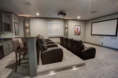 Home Theater Basement, Basement Theater, Movie Theater Room, Basement Movie Room, Media Room Ideas, Movie Theater Rooms, Basement Home Theater, Home Theater Ideas, Home Theater Room Design