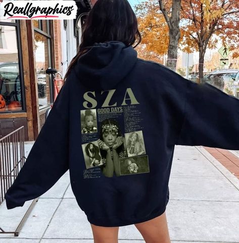 Trendy Sza S.o.s Tour 2023 Shirt, Good Days Merch Sza Sos Tour Crewneck Long Sleeve Check more at https://www.reallgraphics.com/product/trendy-sza-sos-tour-2023-shirt-good-days-merch-sza-sos-tour-crewneck-long-sleeve Sza Merch Outfit, Sza Aesthetic Outfits, Sza Hoodie, Sza Sos Tour, Sza Merch, Sza Shirt, Sza Sos, Bday List, Teen Outfits