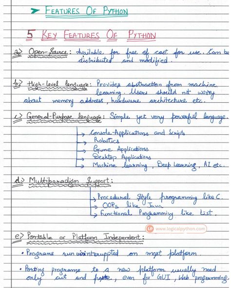 The complete Python Handwritten Notes by Logical Python. Download PDF: http://t.me/logicalpython #logicalpython #reelsinstagram #reelitfeelit #code #reel #programmer #Softwaredevelopment #coder #coding #python3 #engineering #website #coders #coderslife #codingbootcamp #codingisfun #codinglife #codingpics #java #javascript #programacion Engineering Website, Coding Bootcamp, Machine Learning Deep Learning, Handwritten Notes, Deep Learning, Cut And Paste, Machine Learning, Software Development, Python