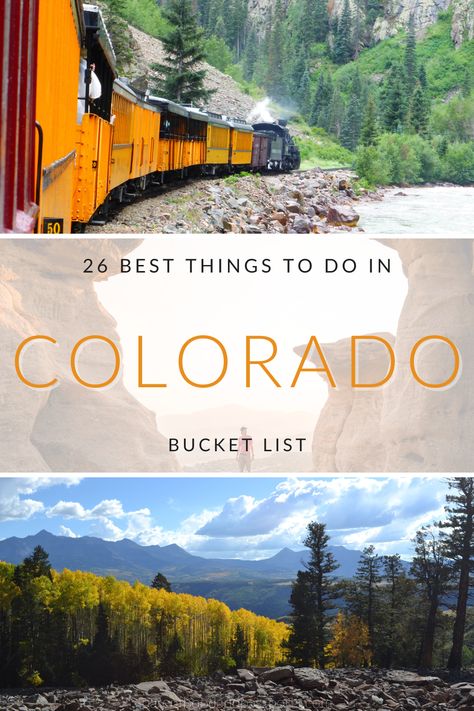 Discover the ultimate Colorado bucket list! Explore the best places to visit in Colorado, from majestic Rocky Mountain vistas to charming towns and outdoor adventures. Start planning your dream Colorado travel itinerary with our guide to the best things to do in the Colorful State. Things To Do In Colorado Winter, Best Places In Colorado, Things To See In Colorado, Places To Go In Colorado, Mountains Colorado, Granby Colorado Things To Do In, Colorado Itinerary, Colorado In March, Best Places To Visit In Colorado