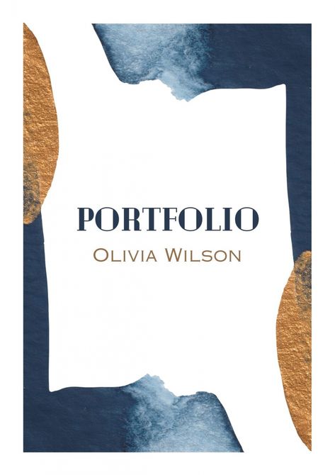 Career Portfolio Cover Page Template Pdf Example Portfolio Cover Page, Career Portfolio, Canva Graphic Design, Portfolio Cover Design, Design Portfolio Template, Makeup Artist Portfolio, Interior Design Sketchbook, Template Portfolio, Cover Page Template