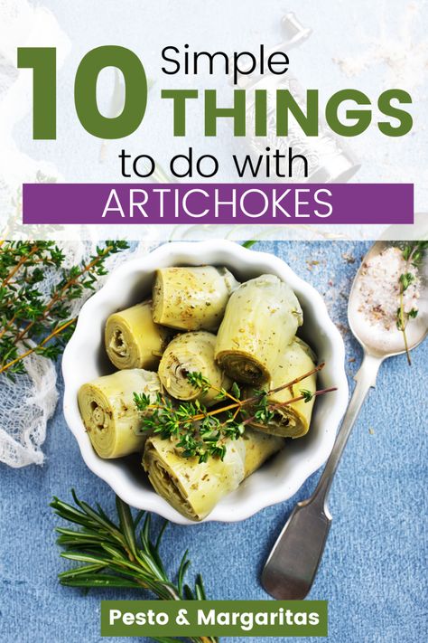 Artichokes are an incredibly flavorful and versatile vegetable that can provide a unique addition to any meal. Whether you're looking for a simple side dish or a show-stopping appetizer, artichokes are sure to please. Check out these 10 things you can do with artichokes along with tops on storing and freezing them! Canned Artichoke Recipes Side Dishes, Canned Artichoke Recipes, Canned Artichokes, Easy Vegetable Recipes, Artichoke Soup, Fried Artichoke, Artichoke Recipes, Stir Fries, Healthy Side Dishes