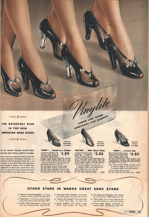 1950 Heels, Old Hollywood Shoes, 1930s Heels, 1940s Heels, Ww2 Fashion, 1950s Heels, 1950s Shoes, 1920s Shoes, 1940s Shoes