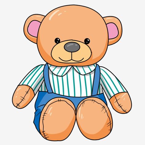 Toys Clipart, Doll Illustration, Illustration Bear, Doll Clipart, Teddy Bear Cartoon, Images Cartoon, Doll Bear, Cartoon Picture, Cartoon Doll