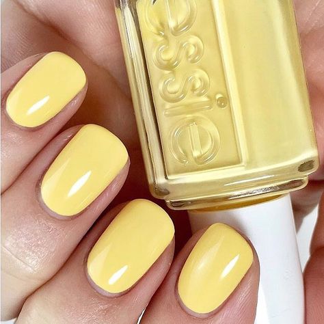 Giselle (Desbois) MacMillan on Instagram: “Essie •Hay There• {a buttery yellow nail polish with red undertones} from the Fall 2019 Collection. **************************** #essie…” Yellow Nail, Essie Nail Polish, Yellow Nails, Essie, The Fall, Nail Polish, Nails, Yellow, Red