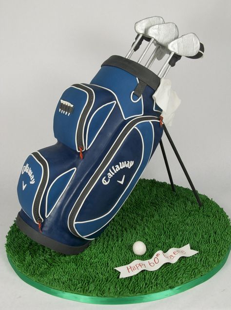 Golf Bag Cake  on Cake Central Bag Cake Ideas, Golf Bag Cake, Golf Themed Cakes, Golf Birthday Cakes, Dream Bakery, Golf Cake, Cake Wrecks, Sport Cakes, 60th Birthday Cakes