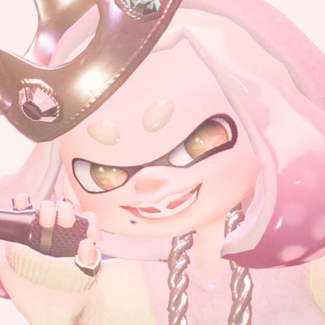 Pink Splatoon Wallpaper, Pearl Splatoon Wallpaper, Pearl Splatoon Pfp, Pearl Splatoon Icon, Splatoon 3 Dlc, Splatoon Off The Hook, Pink Splatoon, Pfp Splatoon, Splatoon Game