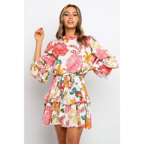 Petal And Pup Womens Peta Dress : Target Flower Sundress, Petal And Pup, Mid Length Sleeves, Half Sleeve Dresses, Dresses Elegant, Evening Dresses Elegant, Floral Mini Dress, Peta, Elegant Woman