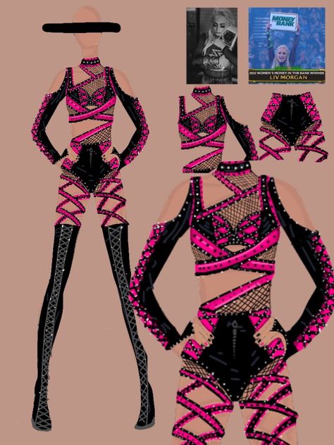 Salsa Outfit, Wrestling Outfits, Aerial Costume, Wwe Outfits, Custom Dance Costumes, Festival Outfits Rave, Look Festival, Preformance Outfits, Concert Fashion