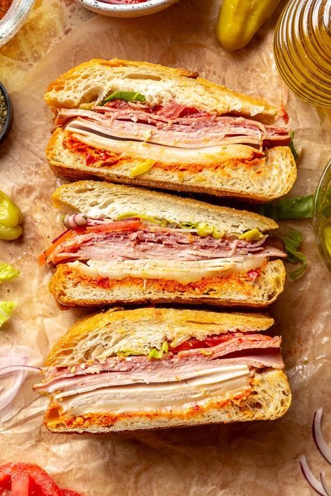 Italian Sub Paninis - Rachael's Good Eats