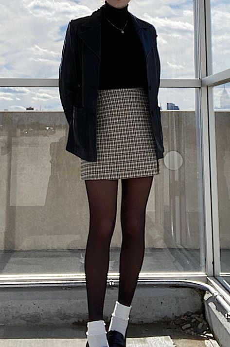 [SponsoredPost] 85 Most Saved Mini Skirt Fits Winter Ideas To Try Out 2023 #miniskirtfitswinter Black Stockings Outfit Casual Summer, Mini Skirt Outfit Dark Academia, Plaid Skirt Office Outfit, Plaid Skirt Business Outfit, Business Casual Mini Skirt, Plaid Skirt Business Casual, Plaid Skirt And Tights, Skirt With Leggings Outfit Winter, Dark Academia Mini Skirt