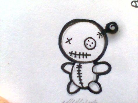 Voodoo Doll, Skeleton, Deviantart, Black And White, White, Black