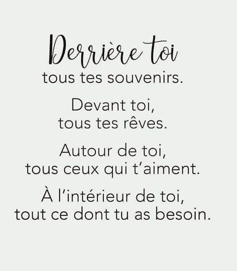 French Quotes About Life, Phrase Positive, Spiritual Vision Board, French Quotes, Happy Words, Positive Mind, Daily Motivation, Positive Attitude, Positive Mindset