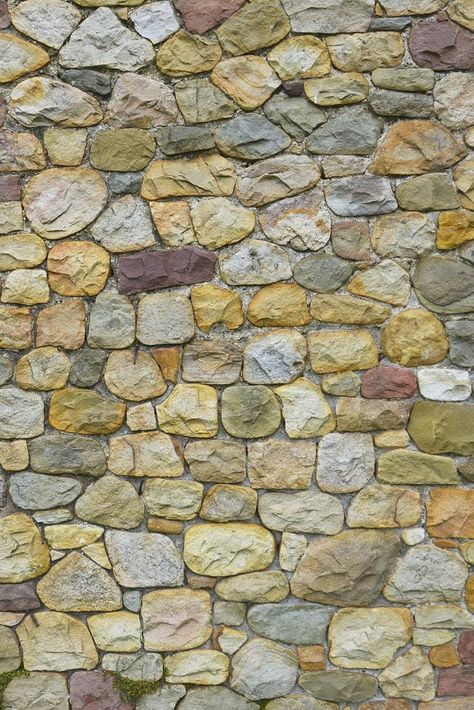 Cobblestones wall pattern, stone texture background | free image by rawpixel.com / Ake Floor Stone Texture, Yellow Pattern Background, Waterfall Drawing, Floor Stone, Pattern Stone, Ivy Wall, Medieval Aesthetic, Wall Pattern, Stone Floor