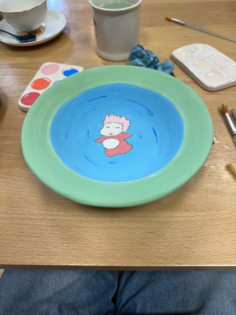 Pottery Painting Ponyo, Ceramics Bowls Designs, Color Me Mine, Sculpture Art Clay, Pottery Painting Designs, Create Diy, Bowl Designs, Art Clay, Clay Art Projects