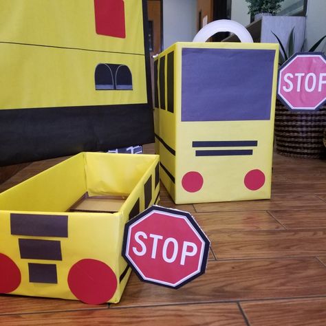 Cardboard School Bus, Wheels On The Bus Party, Bus Birthday Party, Energy Bus, Bus Party, Coco Melon, Toddler Class, Welcome To School, Preschool Projects