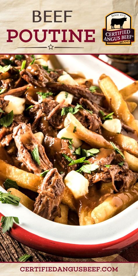 Roast Beef Poutine, Roast Beef And Gravy, Beef And Gravy, Poutine Recipe, Beef Appetizers, Burger Recipes Beef, Slow Cooker Roast Beef, Easy Food Recipes, Best Beef Recipes