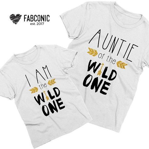 Auntie Gift Auntie of the wild one Auntie shirt Auntie Gift idea Gift for Auntie Aunt niece shirt Aunt nephew shirt Auntie gift shirt - Awsome Shirts - Ideas of Awsome Shirts #awsomeshirts #shirts - Auntie Gift Auntie of the wild one Auntie shirt Auntie Gift idea Gift for Auntie Aunt niece shirt Aunt nephew shirt Auntie gift shirt Family quality time brings smiles. Give these t-shirts as a thoughtful gift. Make some awesome photos. Be fabulous. Be iconic. Youll love it! Your Aunt And Niece Shirts, Aunt Nephew, Nephew Shirts, Auntie Baby, Best Presents, The Wild One, Aunt Niece, Xmas Gifts For Her, Aunt Life