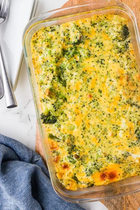 Broccoli Cheese Bake, Cheese And Broccoli, Dairy Free Low Carb, Snack Smoothie, Cheese Bake, Slow Cooker Pasta, Easy Healthy Eating, Broccoli Cheese, Low Carb Vegetarian