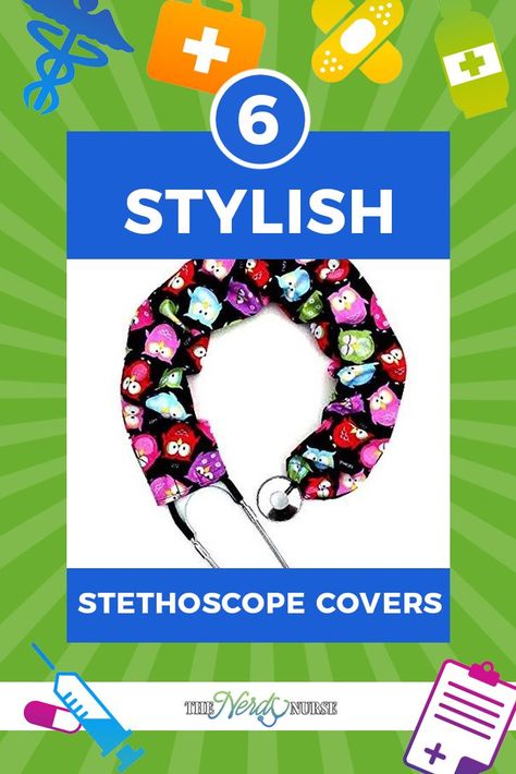 Since stethoscope covers are such a great idea, you might as well add some great style to them. Here’s a list of stethoscope covers that are worth a look. Stethoscope Covers Diy Free Pattern, Nurse Lifestyle, Nurse Blog, Stethoscope Covers, Nerdy Nurse, Nurse Gear, Nursing 101, Nursing Fun, Nclex Prep