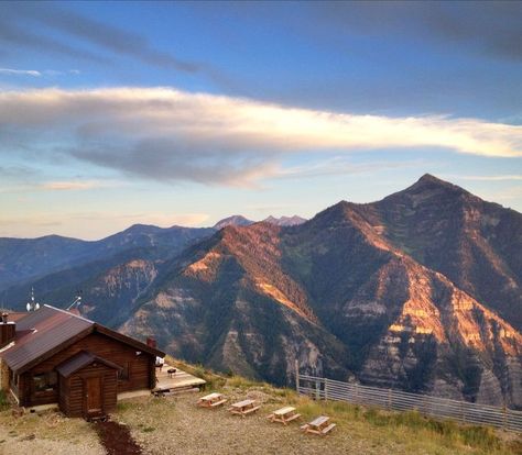 Sundance Mountain Resort | Bearclaw Cabin | Sundance, Utah Utah Restaurants, Sundance Utah, Utah Ski, Sundance Resort, Utah Skiing, Utah Vacation, Outdoor Patios, Bear Claws, Beautiful Patios