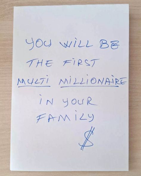 Believe in yourself and break generational barriers. 💪 You will be the first multi-millionaire in your family. 💰 #DreamBig #SuccessMindset #GenerationalWealth #BelieveAndAchieve #MillionaireMindset #Goals #Inspiration” Goals Inspiration, Believe In Yourself, Millionaire Mindset, Success Mindset, Dream Big, Believe In You, The One, The First