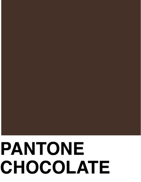 Pantone Brown Pantone, Pantone Tcx, Brown Paint Colors, Flat Color Palette, Pantone Swatches, Pantone Colour Palettes, Deep Autumn, Chocolate Brown Colour, Chocolate Color