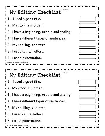 Story Editing Checklist Story Writing Checklist, Developmental Editing Checklist, Kindergarten Writing Checklist, Editing Checklist 2nd Grade, Story Editing, Narrative Writing Activities, Composition Writing, Self Editing, Editing Checklist