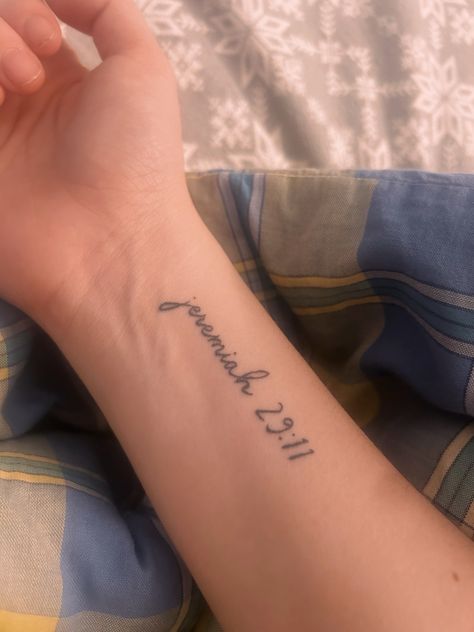 Jer 29:11 Tattoo, Jermiah29:11 Tattoo, Jeremiah 29 11 Tattoo Ideas, 29 11 Tattoo, Jeremiah 29 11 Tattoo, Jer 29 11, 11 Tattoo, Biblical Tattoos, Jeremiah 29