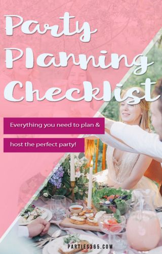 Party Planning Checklist | Parties 365 Birthday Party Essentials List, Chek List, Birthday Party Checklist, Party Planning Checklist, Party Checklist, Planning Checklist, 50th Birthday Party, Party Inspiration, Perfect Party