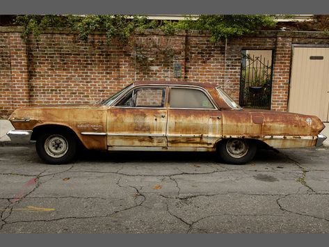 .. Old Rusty Car, Cars Driving, Plain Black Background, Rusty Cars, King Of The Hill, Field Of Dreams, Old Shows, Abandoned Cars, Old Car