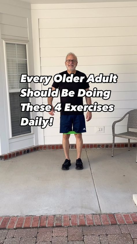 Mitch | 71 y/o Senior Fitness Trainer | Improve your balance by doing these 3 low-impact cardio movements. You can do these movements throughout the day to stay active & strong!… | Instagram