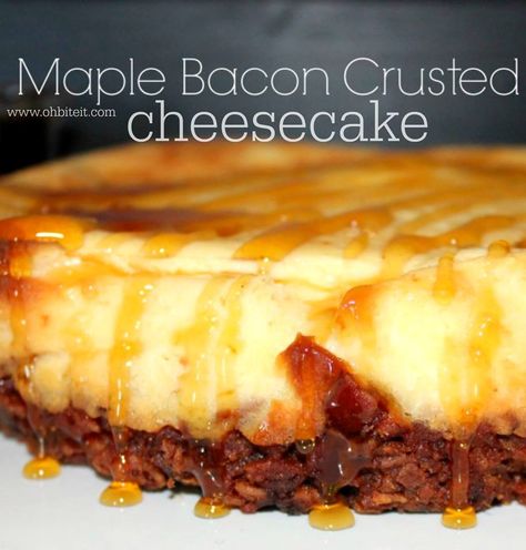 Ultimate Best Recipes you will adore! Bacon Cheesecake, Chocolate Oatmeal Bars, Chocolate Oatmeal, Maple Bacon, Incredible Recipes, Piece Of Cake, Bacon Recipes, Pickling Recipes, Savoury Cake