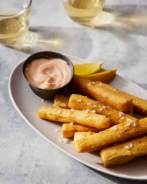 Panisse Recipe (Chickpea Fries) | Kitchn Panisse Recipe, Vegan Table, French Snacks, Chickpea Fries, Chickpea Flour Recipes, Bean Flour, Chickpea Flour, Food 52, Chili Recipes