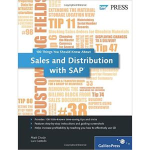 Sales and Distribution with SAP: 100 Things You Should Know About - ERProof Friday Afternoon, Increase Productivity, Consulting Business, Book Sale, Life Cycles, New Tricks, The 100, Books