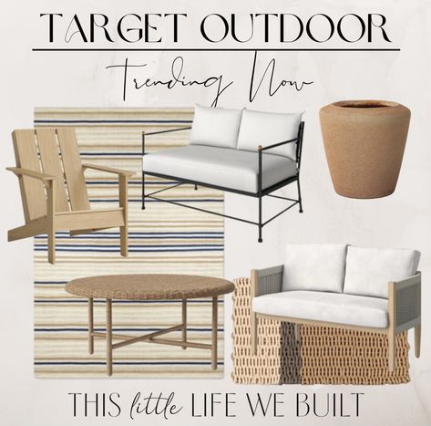 Target outdoor furniture I am loving! Dining room Living room Kitchen Thislittlelifewebuilt Area rug Gallery wall Studio mcgee Target Target Home decor Kitchen Patio furniture McGee & co Chandelier Bar stools Console table Bedroom Vacation Follow my shop @thislittlelifewebuilt on the @shop.LTK app to shop this post and get my exclusive app-only content! #liketkit #LTKFind #LTKSeasonal #LTKhome @shop.ltk https://liketk.it/4480s Mcgee And Co Outdoor, Mcgee Outdoor, Balcony Dining Table, Target Outdoor Furniture, Target Outdoor, Chandelier Bar, Balcony Dining, Mcgee Target, Mcgee And Co