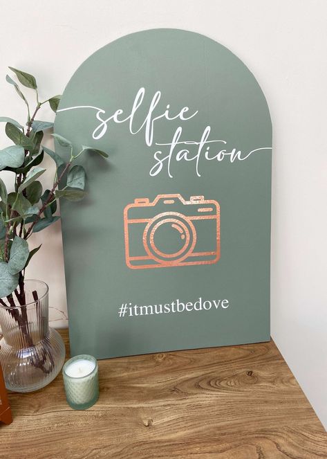 Selfie Station Ideas, Selfie Station Sign, Wedding Cart, Watercolor Wedding Map, Wedding Direction Signs, Picnic Setup, Selfie Station, Wood Primer, Wedding Directions