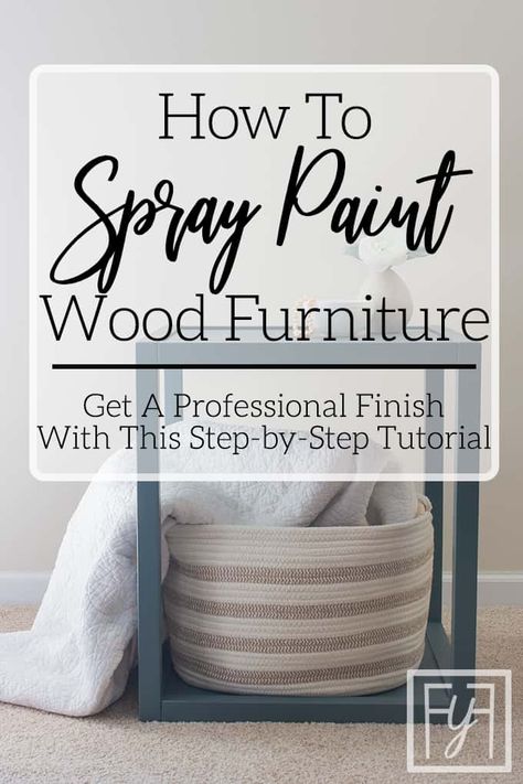 Spray Paint Wood Furniture Diy, Best Spray Paint For Furniture, Mismatched Wood Furniture, Spray Painting Furniture, Spray Painting Wood Furniture, Happy Hobbies, Paint Wood Furniture, Chalk Spray Paint, Refurbishing Furniture