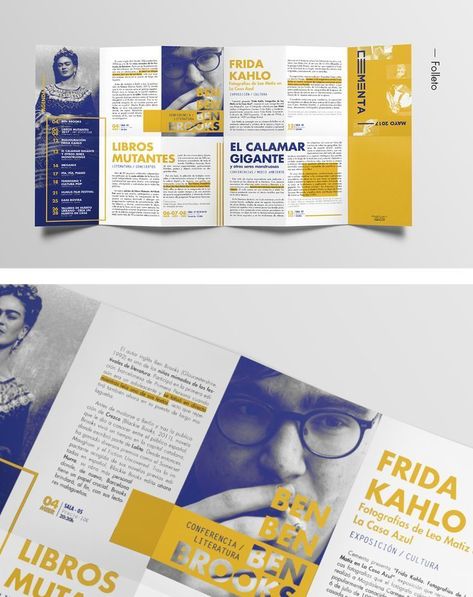 ━ CEMENTA · Branding+Folleto on Behance --Creative Brochure Ideas & Templates Catalog Design Ideas, Design De Configuration, Mises En Page Design Graphique, Menue Design, Behance Design, Editorial Design Layout, Creative Brochure, Leaflet Design, Booklet Design