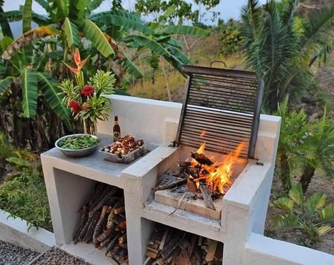 Backyard Grilling Area, Backyard Grilling, Budget Garden, Diy Pool, Patio Decorating Ideas On A Budget, Bbq Area, Patio Decorating Ideas, Ideas Patio, Backyard Fire