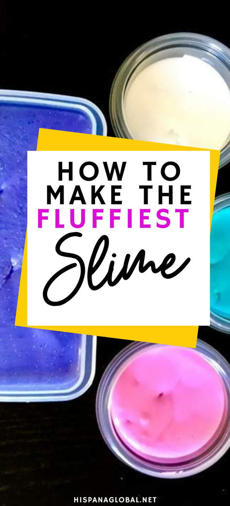 Easily make slime at home with your kids by following an easy video and simple instructions. Also find tips to make it stretchier. Make Slime At Home, Slime At Home, Colorful Slime, Small Plastic Containers, Disposable Bowls, Outdoor Fun For Kids, How To Make Slime, School Glue, Fluffy Slime