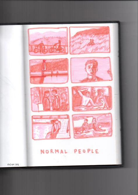 drawing, normal people, connell, connell waldron, marianne sheridan, sally rooney, sketch, pink, notebook, art journal Normal People Sketch, Normal People Drawing, Normal People Art, Normal People Poster, Connell Waldron, Marianne Sheridan, Sally Rooney, Pink Notebook, Sketches Of People